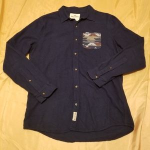 Men's Hollister Button Front Long Sleeve Sweater